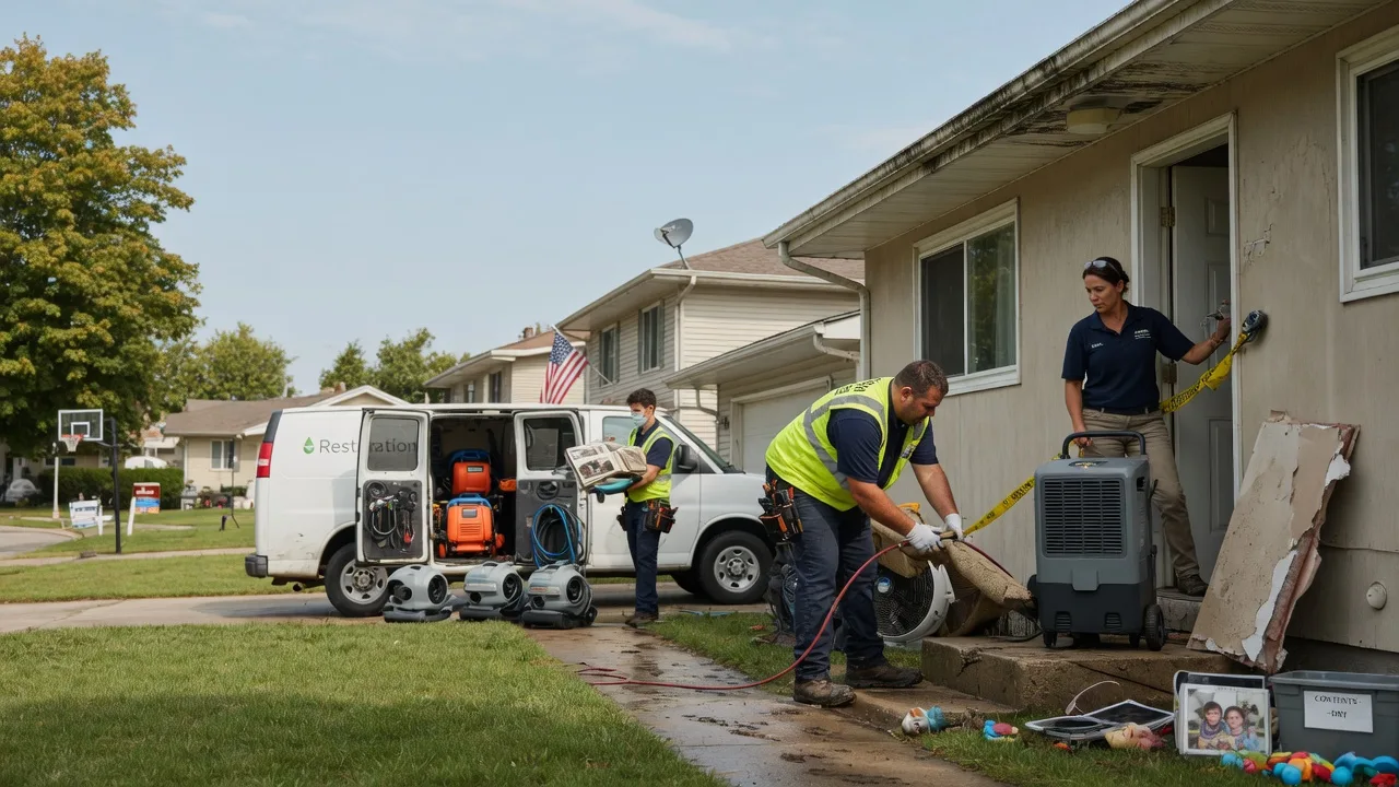 Water Damage Restoration in Oaktown, IN near me